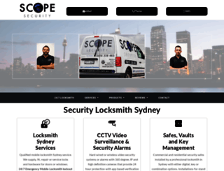 scopesecurity.com.au screenshot