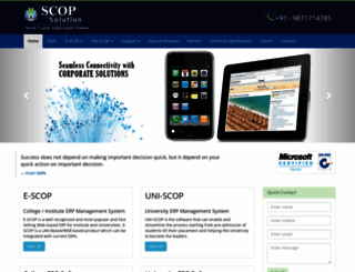 scopsolution.com screenshot