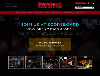 scoreboardwoburn.com screenshot