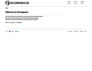 scoregeous.com screenshot