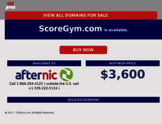 scoregym.com screenshot