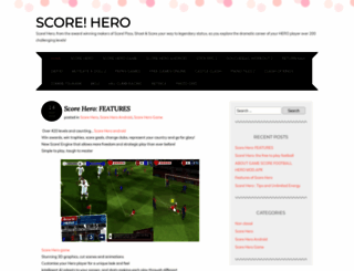 scorehero.wordpress.com screenshot