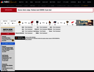 scores.nbcsports.com screenshot