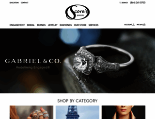 scoresdiamondjewelers.com screenshot