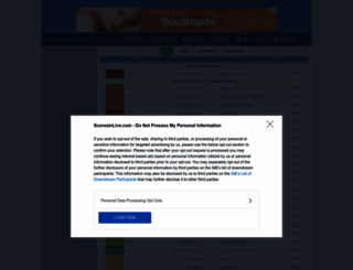 scoresinlive.com screenshot