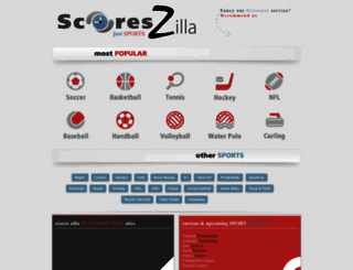 scoreszilla.com screenshot