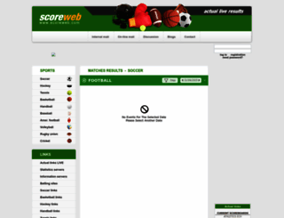 scoreweb.com screenshot