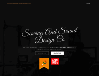 scoringandsounddesign.com screenshot