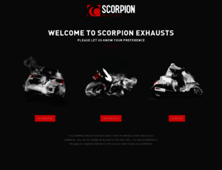 scorpion-exhausts.com screenshot