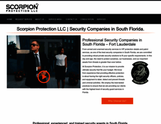 scorpionprotection.us screenshot