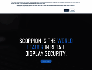 scorpionsecurityproducts.com screenshot