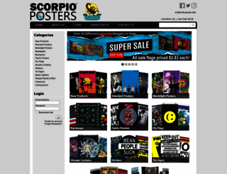 scorpioposters.com screenshot