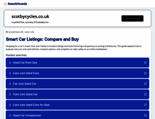 scotbycycles.co.uk screenshot
