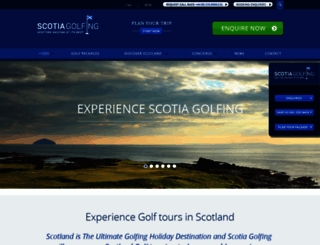 scotiagolfing.com screenshot