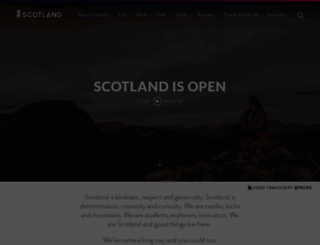 scotlandistheplace.com screenshot