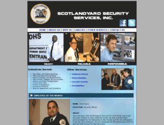 scotlandyard-security.com screenshot