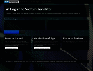 scotranslate.com screenshot