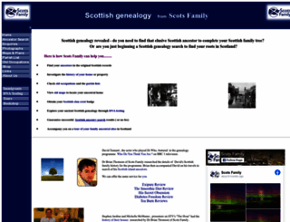 scotsfamily.com screenshot