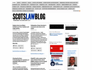 scotslawblog.com screenshot