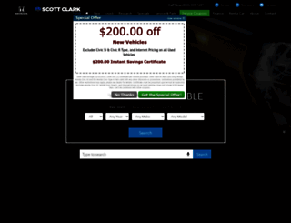 scottclarkhonda.com screenshot