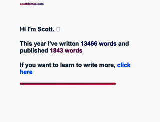 scottdomes.com screenshot