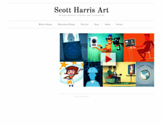 scottharrisart.com screenshot