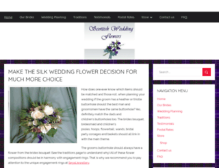 scottish-wedding-flowers.co.uk screenshot
