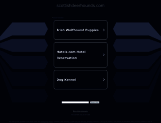 scottishdeerhounds.com screenshot