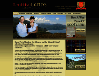 scottishlands.com screenshot