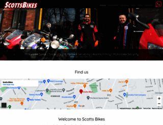 scottsbikes.ie screenshot