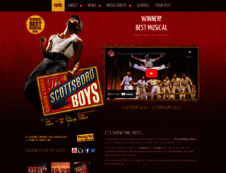 scottsboromusicallondon.com screenshot