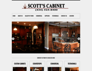 scottscabinet.com screenshot