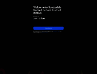 scottsdale.nutrislice.com screenshot
