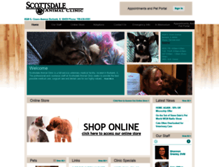 scottsdaleanimalclinic.com screenshot