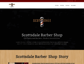 scottsdalebarbershop.com screenshot