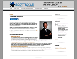 scottsdalechiropractic.com screenshot