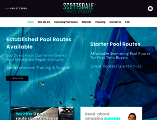 scottsdalepoolroute.com screenshot