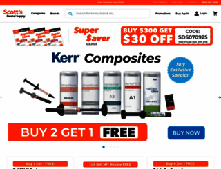 scottsdental.com screenshot