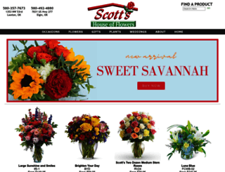 scottsflowers.com screenshot