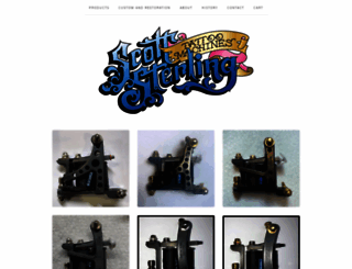 scottsterlingtattoomachines.com screenshot