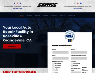 scottysautomotive.com screenshot