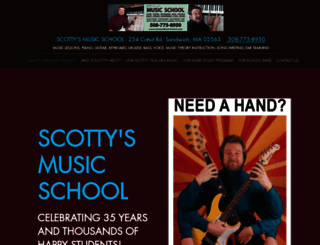 scottysmusicschool.com screenshot