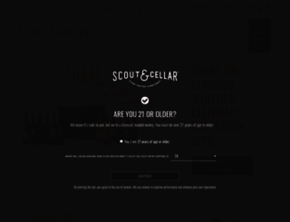 scoutandcellar.com screenshot