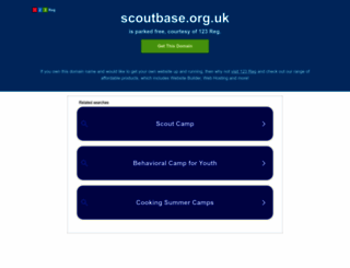 scoutbase.org.uk screenshot