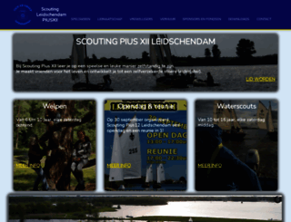 scoutingpius12.nl screenshot