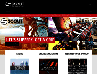 scoutperformancegear.com screenshot
