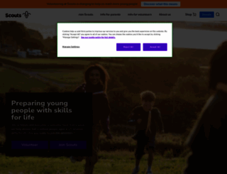 scouts.org.uk screenshot