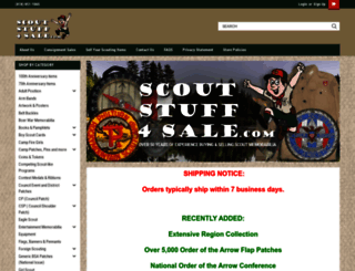 scoutstuff4sale.com screenshot