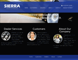 scp.sierraautofinance.com screenshot