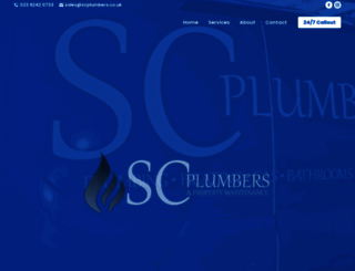 scplumbers.co.uk screenshot
